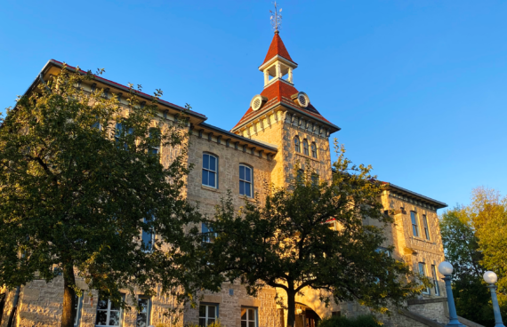 Sunset at the Archives